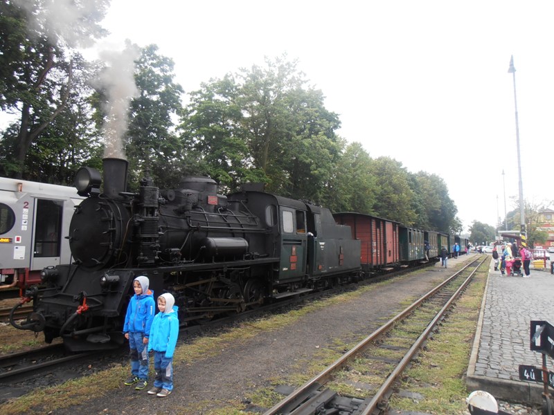 21 - středa - jízda parním vlakem na jindřichohradecké úzkokolejce